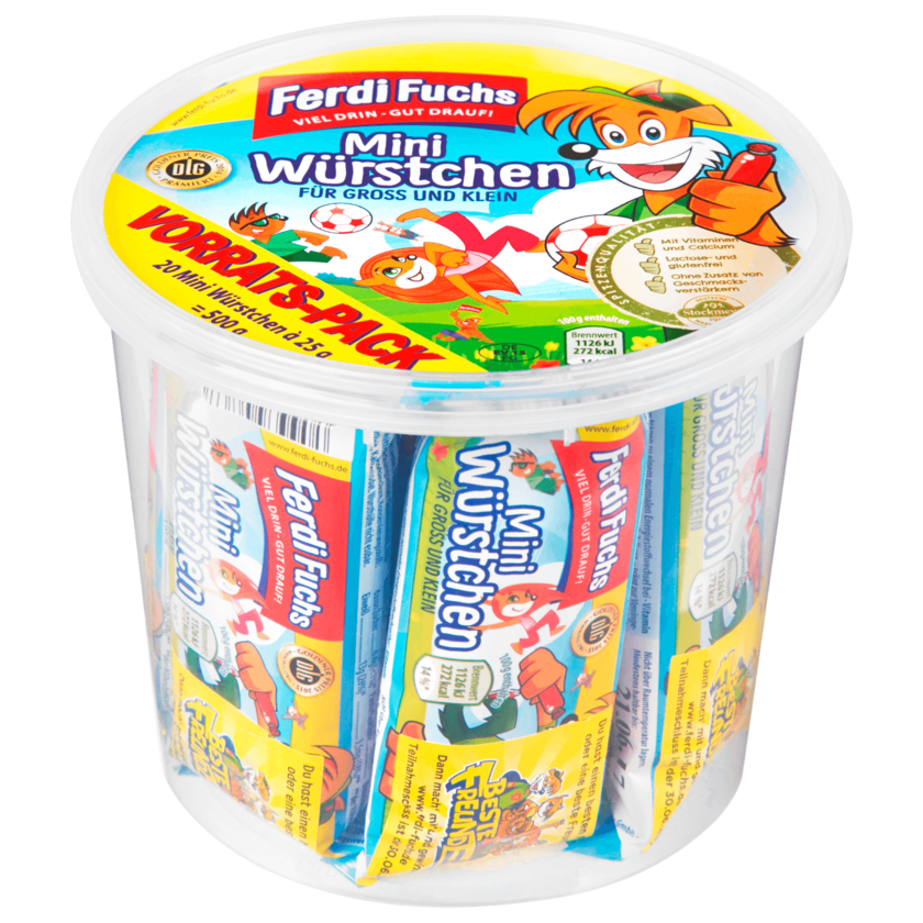 Ferdi Fuchs Mini Würstchen Vorrats-Pack 500g